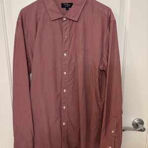 J. Crew Red Casual Button Down Shirt